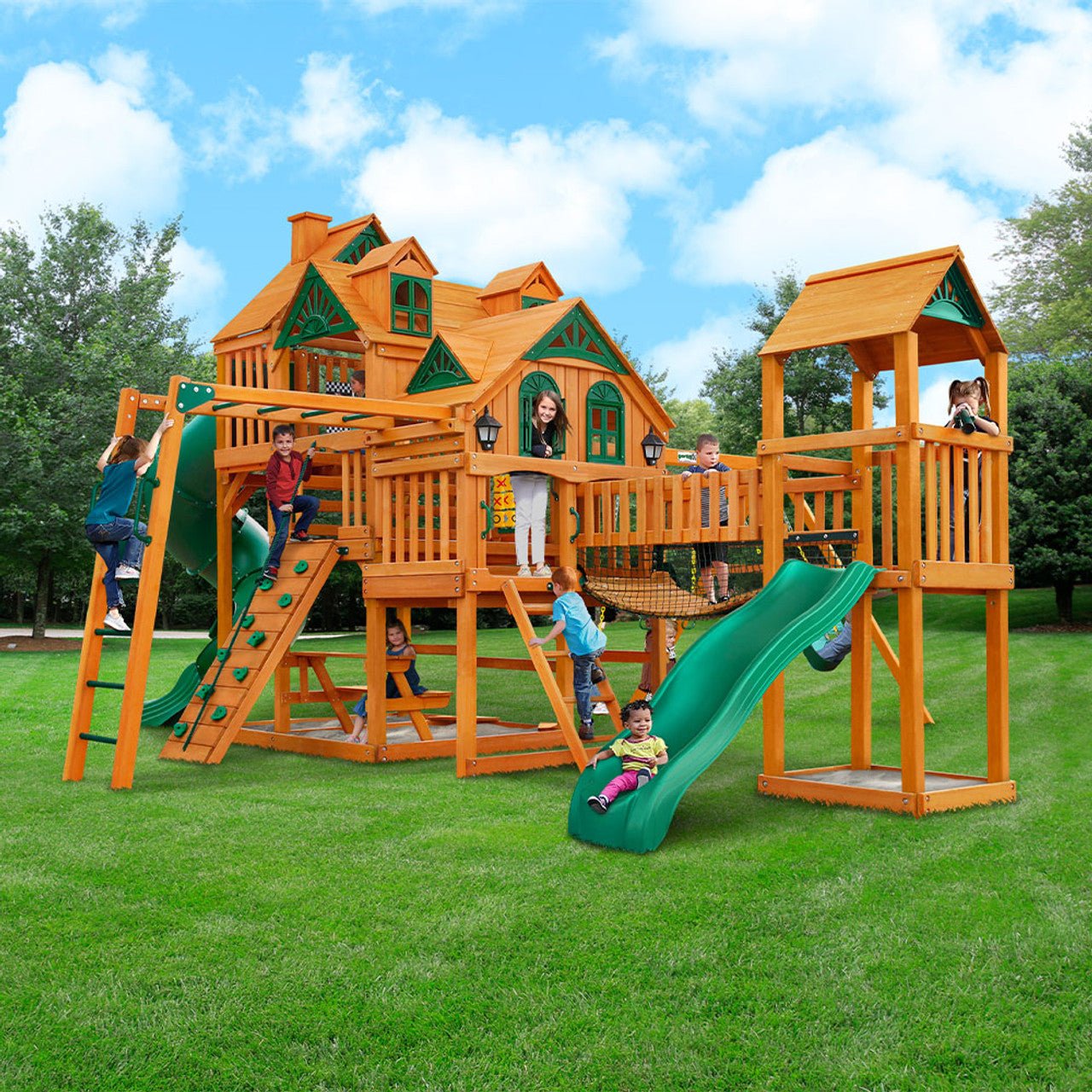 Gorilla Playsets 23 ft Everest Elite Swing Set with Installation