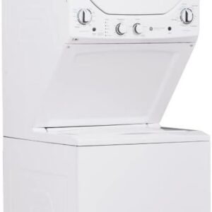 GE Unitized Spacemaker Washer & Gas Dryer 4.4 Cu. Ft GUD24GSSMWW