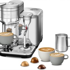 Nespresso Vertuo Creatista Coffee and Espresso Maker by Breville, Brushed Stainless Steel