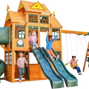 Falcon Ridge Wooden Swing Set Kidkraft