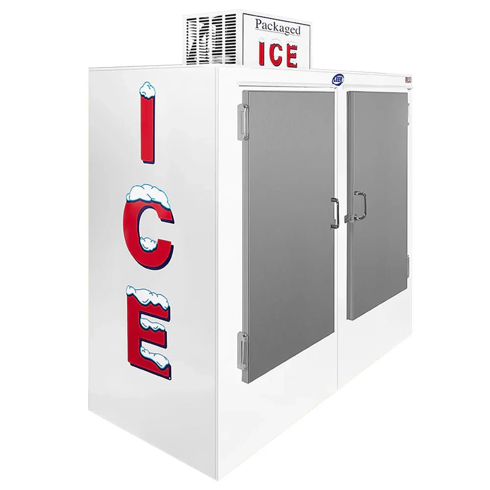 Leer L060UCSP 73" Outdoor Ice Merchandiser w/ 10 lb Bag Capacity