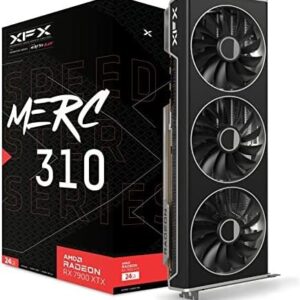 XFX Mercury AMD Radeon RX 7900 XTX Magnetic Air Gaming Graphics Card with 24GB GDDR6