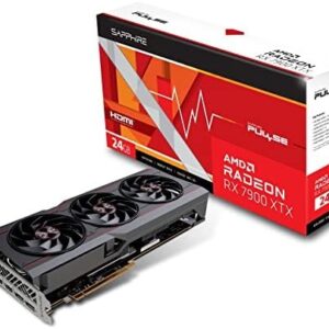 Sapphire RX 7900 XTX Pulse AMD Radeon Gaming OC 24GB GDDR6 Graphics Card 11322-02-20G