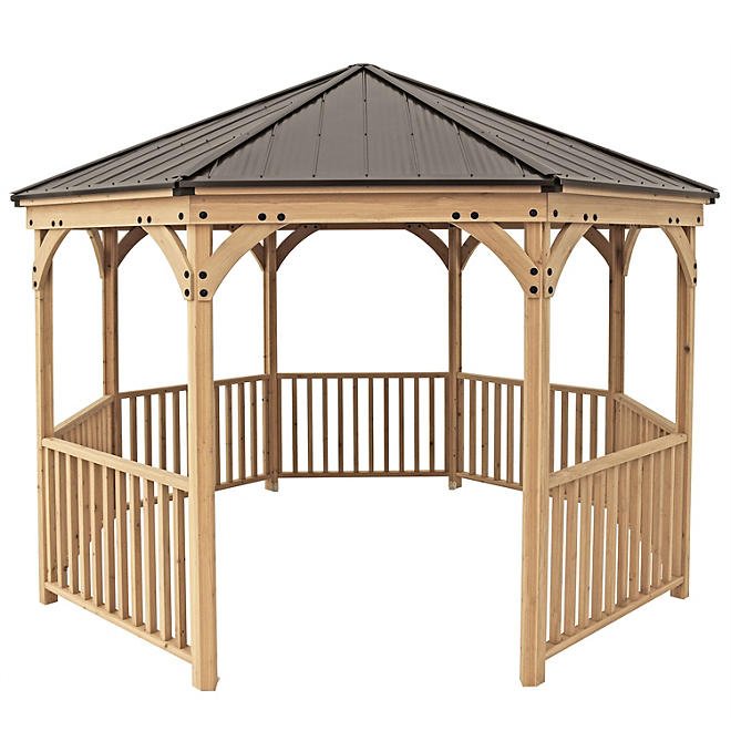 Yardistry ft Meridian Octagon Gazebo